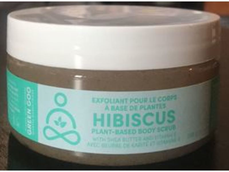 Green Goo Hibiscus Plant-Based Body Scrub, 10.5 oz/298 g