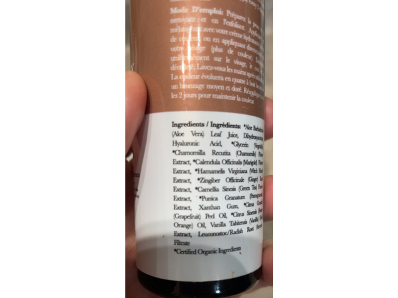 Beauty By Earth Self Tanner Face Serum, Medium To Dark, 2 fl oz/60 mL