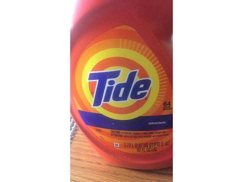 Tide Detergent, Original, 64 Loads, 92 fl oz/2.72 L