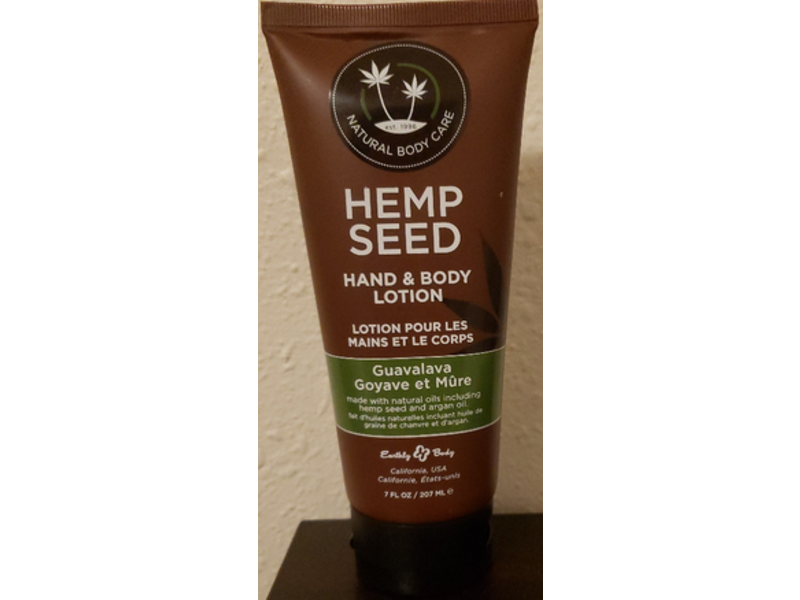 Earthly Body Natural Body Care Hemp Seed Hand & Body Lotion, 7 fl oz/207 mL