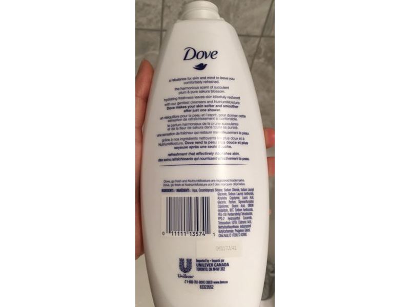 Dove Go Fresh Rebalance Body Wash Nutrium Moisture, 364 oz