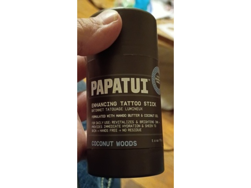 Papatui Enhancing Tattoo Stick, Coconut Woods, 2.6 oz/73 g