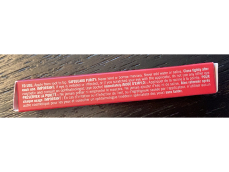 Avon fmg Glimmer Wash-Off Waterproof Mascara, Black, 0.21 oz/6 g