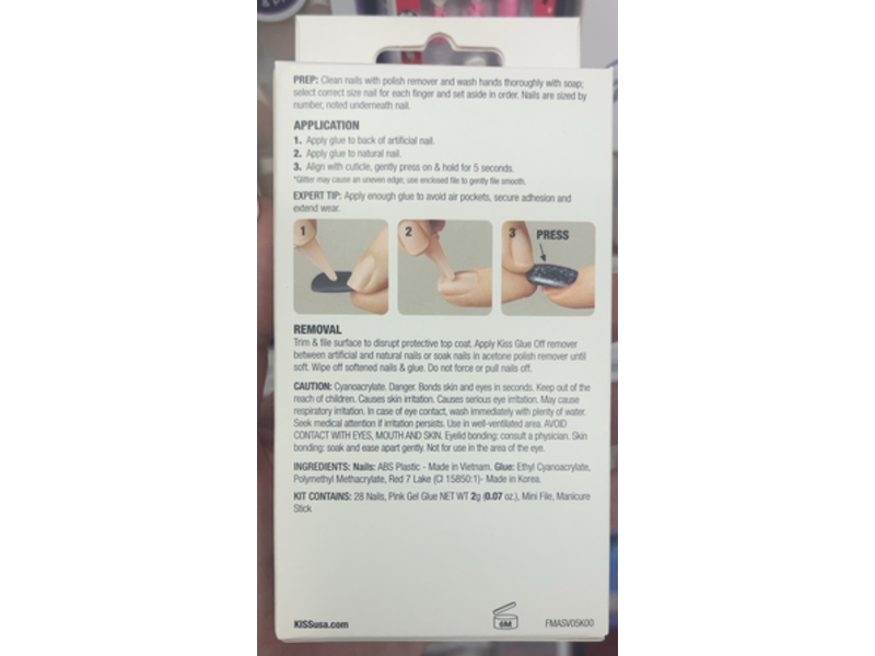 Kiss Gel Fantasy Magnetic Velvety Effect Kit, VF05, 28 Count