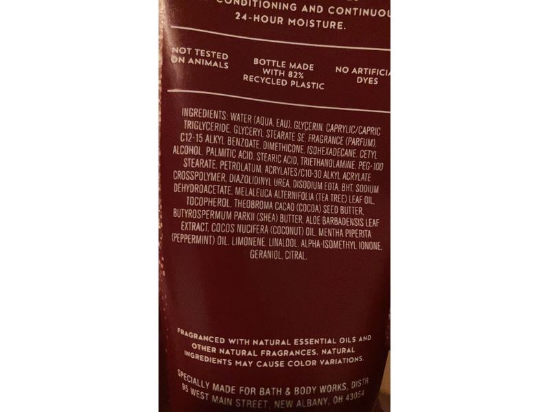 Bath & Body Works Aromatherapy Moisturizing Body Cream, Tea Tree + Peppermint, 8 oz/226 g, Pack Of 3