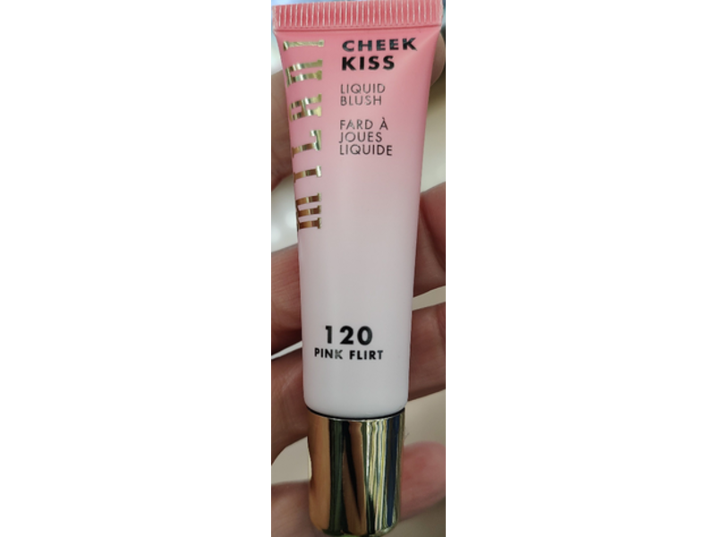 Milani Cheek Kiss Liquid Blush, Pink Flirt 120, 9.37 fl oz/10.8 mL