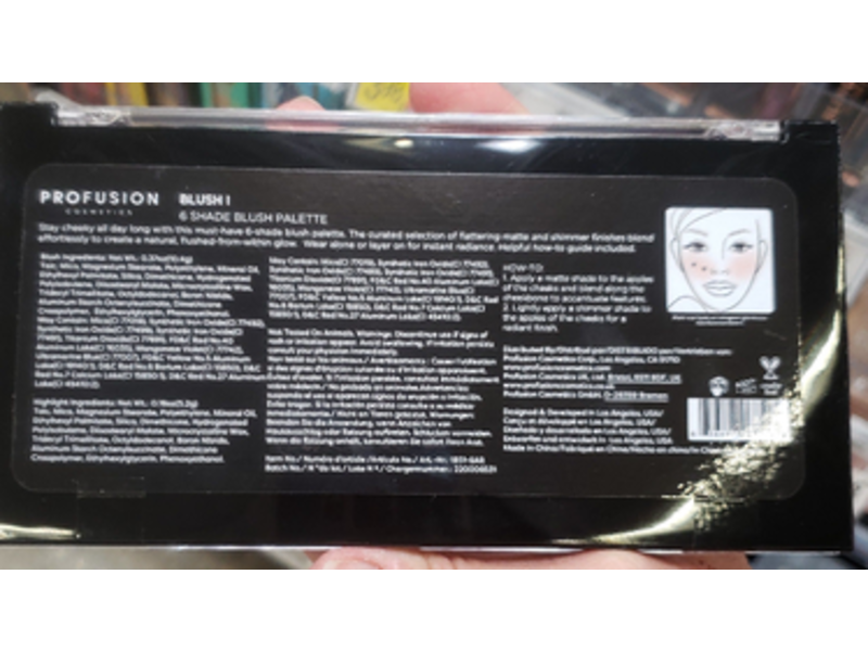 Profusion Cosmetics Mini Artistry Blush Palette