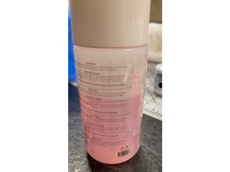 Gelish Artificial Nail Gel Polish Remover, 4 fl oz/120 mL