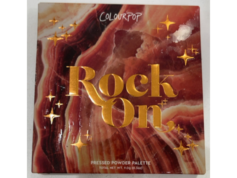 Colorpop Pressed Powder Palette, Rock On, 0.3 oz/9.0 g