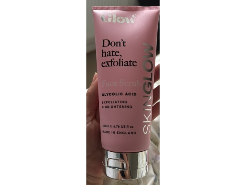 Glow Don't Hate Exfoliate Face Scrub, 6.76 fl oz/200 mL
