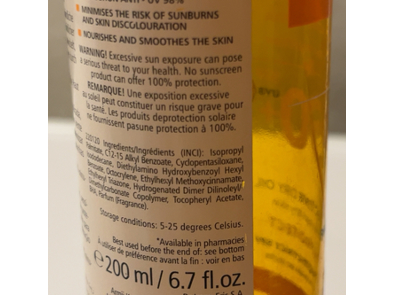 Pharmaceris S Sun Protective Dry Oil, SPF 50+, 6.7 fl oz/200 mL