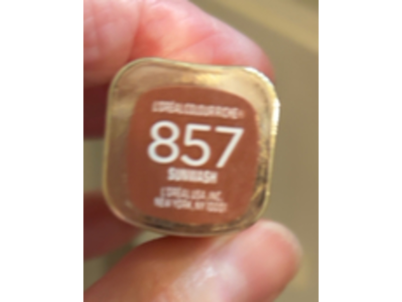 L'oreal Paris Color Rich Lipstick, 857 Sunwash, 0.13 oz/3.6 g