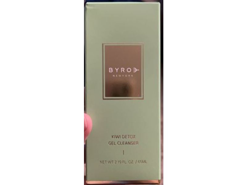 BYROE Kiwi Detox Gel Cleanser, 2.19 fl oz/65 mL
