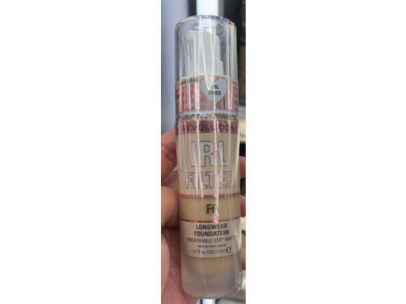 Revolution IRL Filter Longwear Foundation, F6, 0.7 fl oz/23 mL