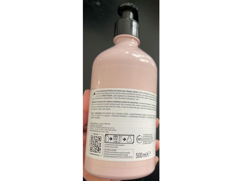 L'oreal Professionnel Vitamino Color Conditioner, Resveratrol, 16.9 fl oz/500 mL
