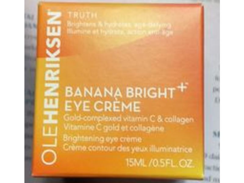Olehenriksen Banana Bright+ Eye Creme, 0.5 fl oz/15 mL