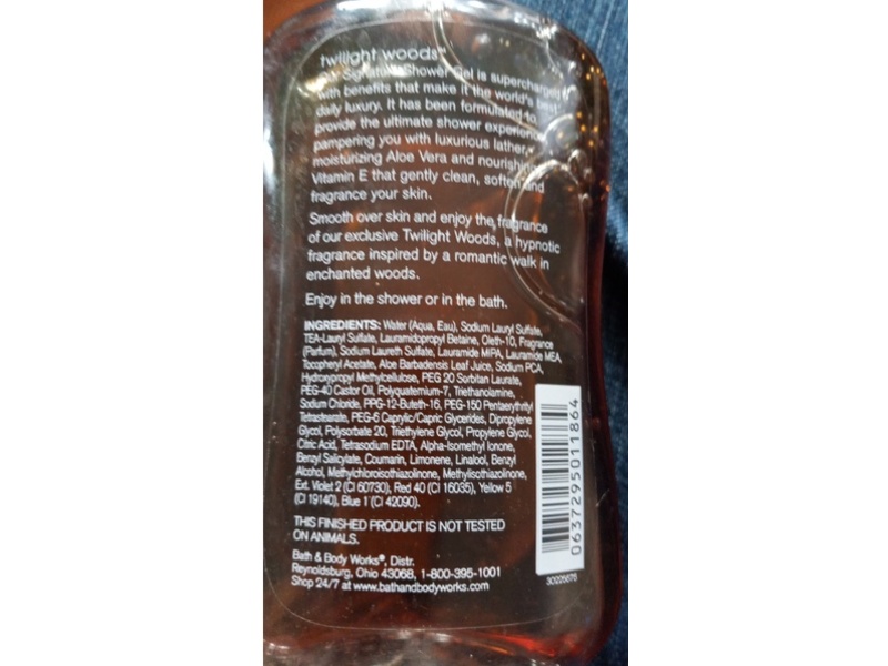 Bath & Body Works Signature Collection Shower Gel, Twilight Woods, 10 fl oz/295 mL