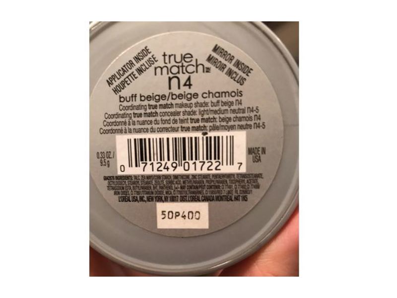 L'Oreal Paris True Match Super-Blendable Powder, N4 Light Medium, 0.33 oz/9.5 g, Pack Of 2