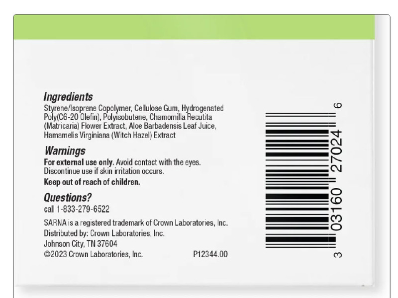 Sarna Bug Bite Patches, 24 Count