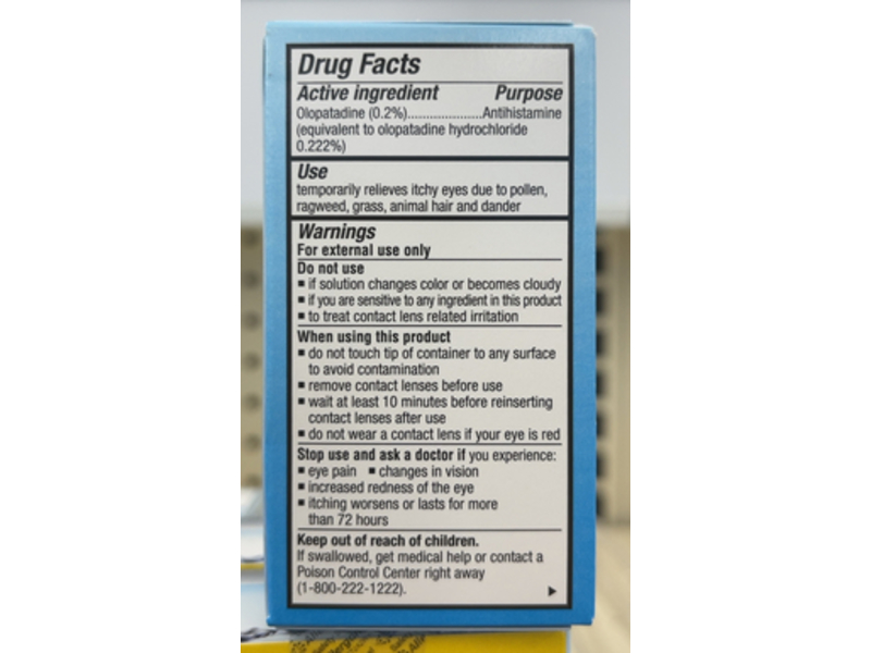 Walgreens Eye Allergy Itch Relief, 0.05 fl oz/2.5 mL
