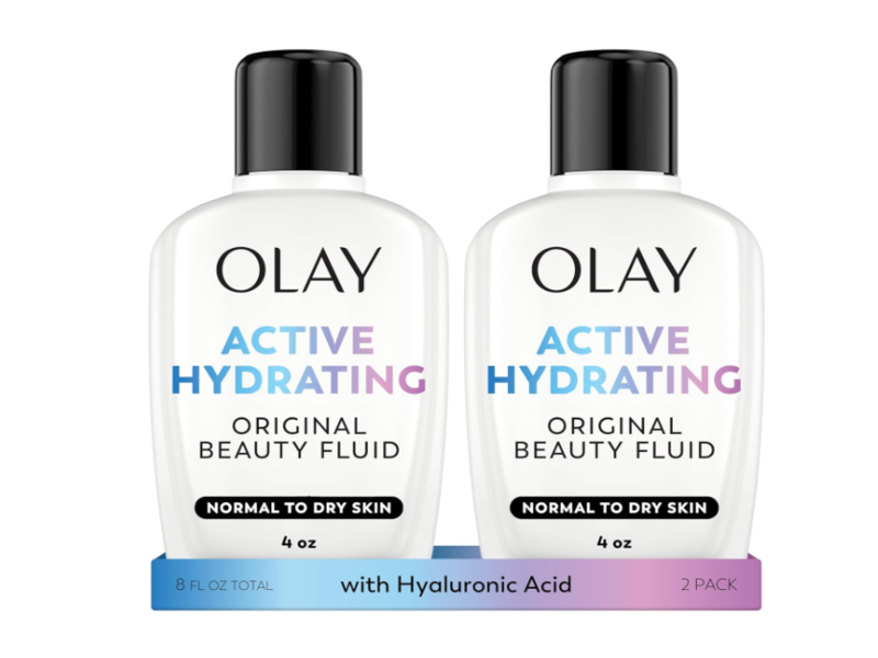 Olay Active Hydrating Beauty Fluid Lotion, 4 fl oz/120 mL, Pack Of 2