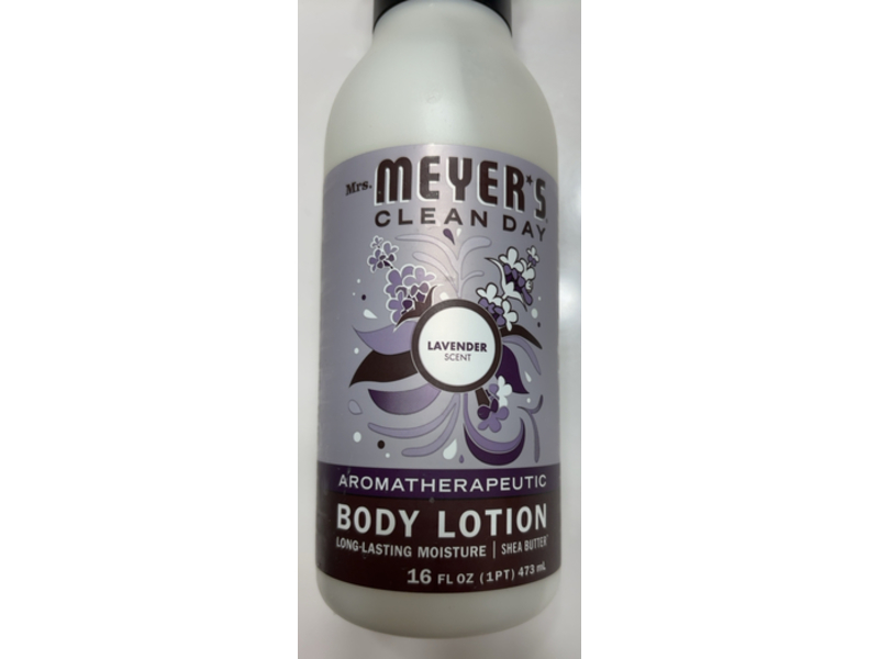 Mrs. Meyer's Clean Day Body Lotion, Lavender Scent, 16 fl oz/473 mL