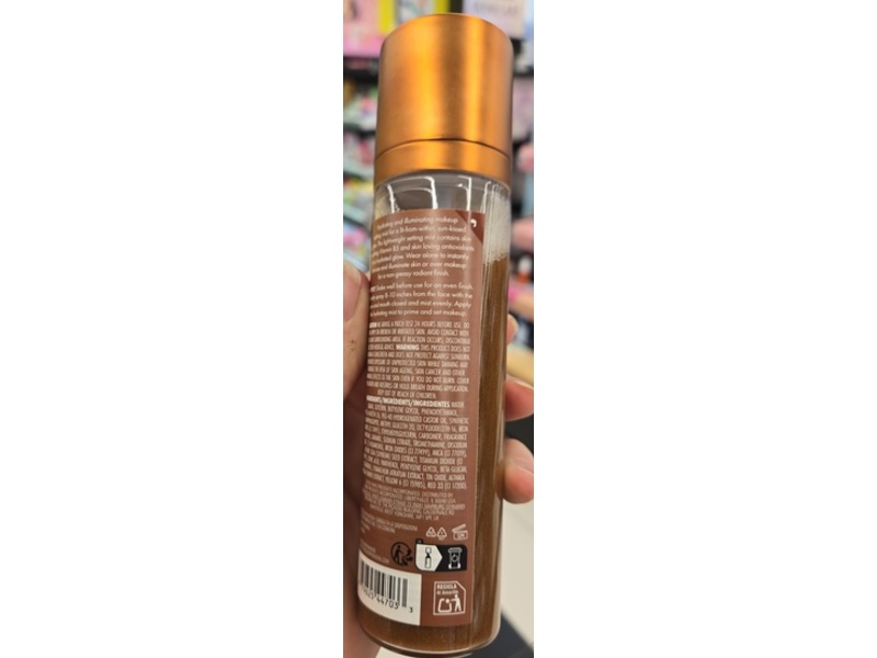 Isle of Paradise Bronzer Sunny Serum Instant Face Bronzer, Golden Hour, 3.38 oz/100 mL