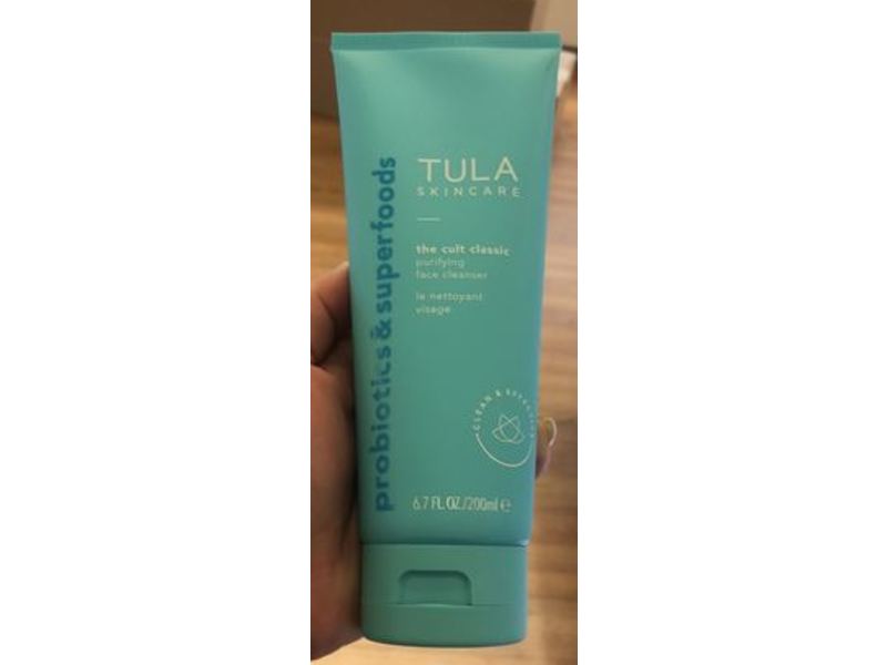 Tula Skin Care Probiotics & Superfoods The Cult Classic Purifying Face Cleanser, 6.7 fl oz/200 mL