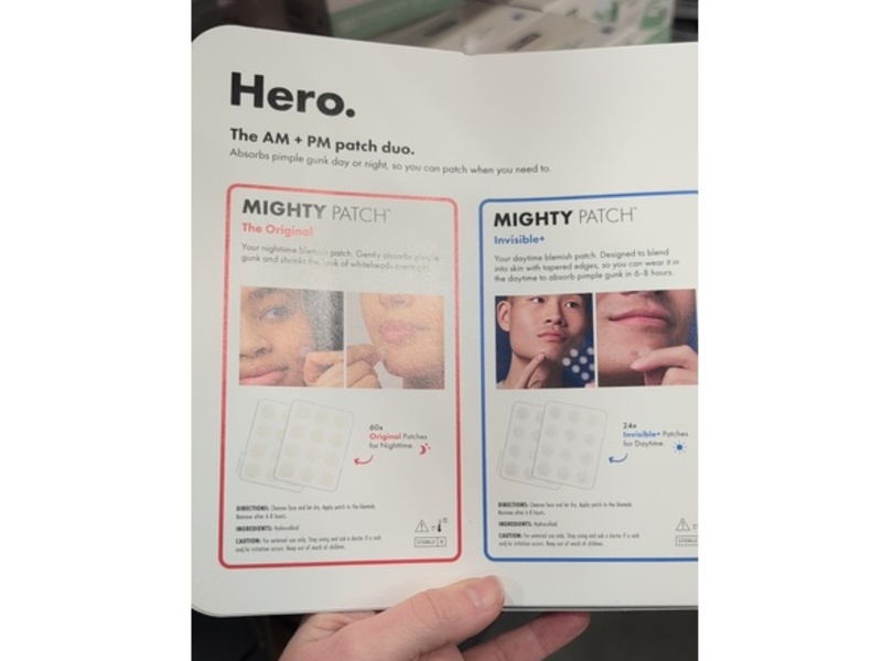 Hero Cosmetics Mighty Patch The Am + Pm Patch Duo, 12 Count