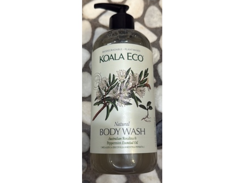 Koala Eco Natural Body Wash, Australian Rosalina & Peppermint Essential Oil, 16.9 fl oz/500 mL