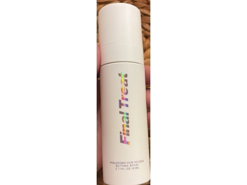 TYS Beauty Final Treat Setting Spray, Hyaluronic Acid, 2.71 fl oz/80 mL