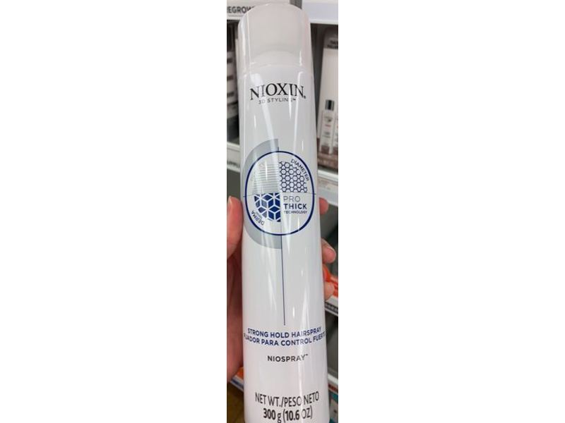 Nioxin 3D Styling Niospray Hairspray, Strong Hold, 10.6 oz/300 g