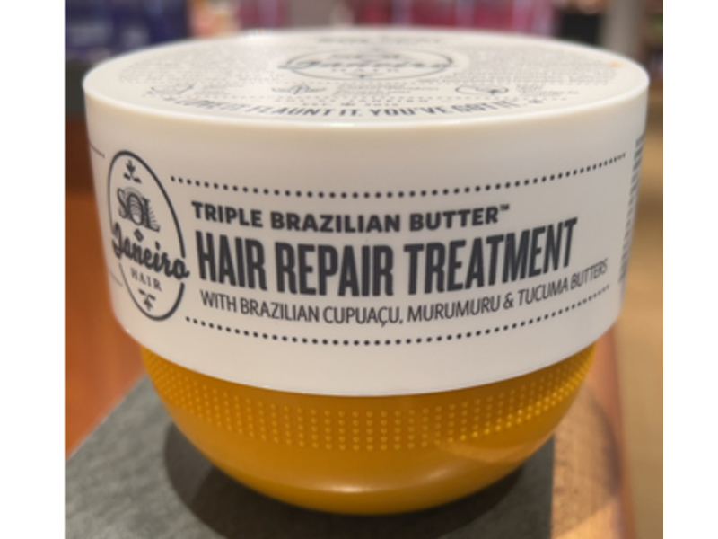 Sol De Janeiro Hair Repair Treatment, Brazilian Cupuacu, Murumuru & Tucuma Butters, 8 fl oz/238 mL