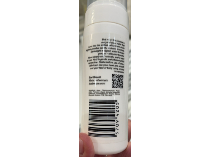 Boe Beaute No. 5 Self Tan Mousse, 5.1 fl oz/150 mL