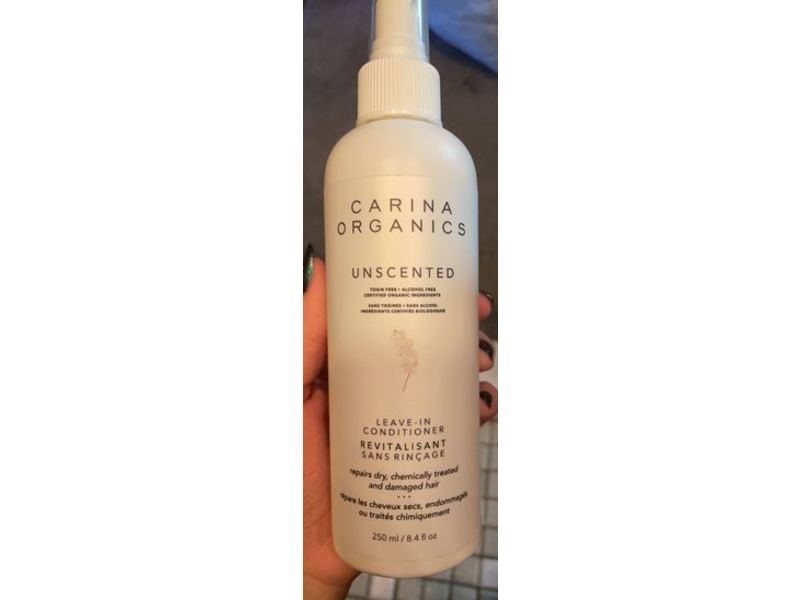 Carina Organics Leave In Conditioner, Unscented, 250 mL