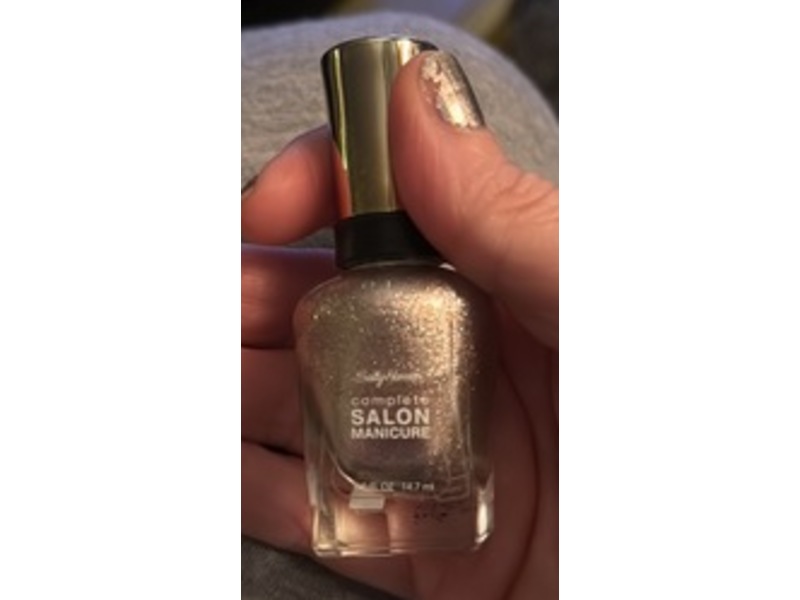 Sally Hansen Complete Salon Manicure Nail Polish, Gilty Party, 0.4 fl oz/14.7 mL
