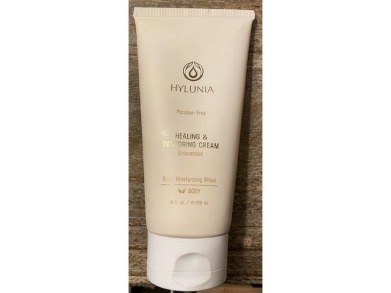 Hylunia Healing & Restoring Body Cream, Unscented, 6 fl oz/175 mL