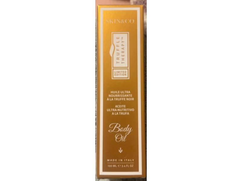 Skin&Co Roma Ultra Nourishing Body Oil, Black Truffle, 3.4 fl oz/100 mL