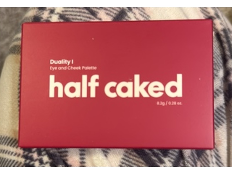 Half Caked Duality I Eye And Cheek Palette, 0.28 oz/8.2 g
