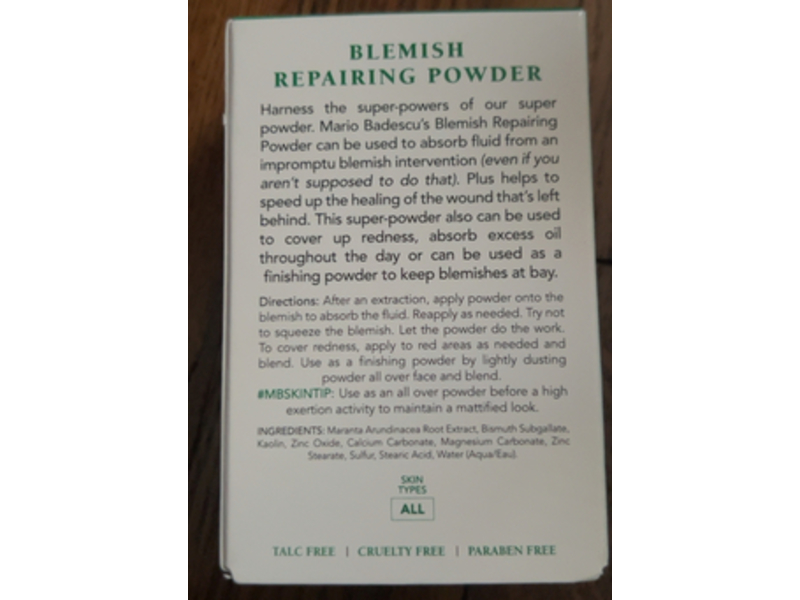 Mario Badescu Blemish Repairing Powder, 0.5 oz/14 g