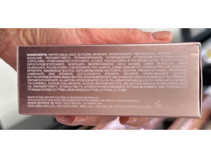 Patrick Ta Major Skin Hydra-Luxe Luminous Skin Perfecting Foundation, 8 Golden, 1.01 fl oz/30 mL