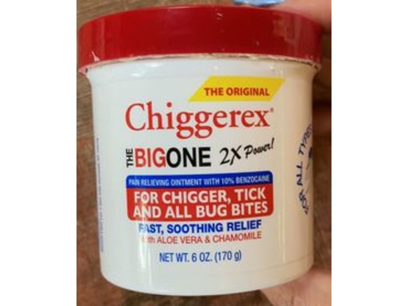 Chiggerex The Bigone 2x Power Tick And All Bug Bites, Aloe Vera & Chamomile, 6 oz/170 g