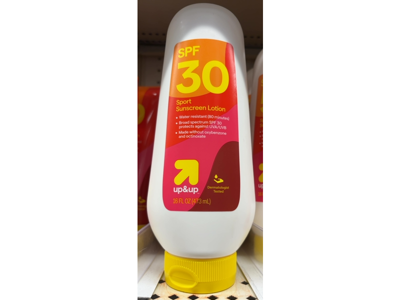 Up & Up Sport Sunscreen Lotion, SPF 30, 16 fl oz/473 mL
