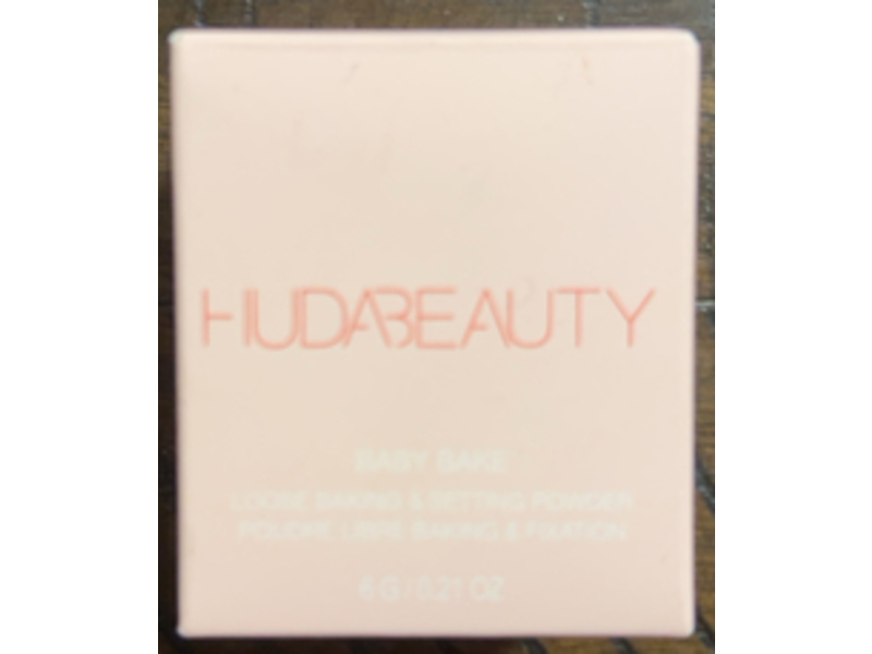 Huda Beauty Easy Bake Loose Baking & Setting Powder Mini, Cherry Blossom Cake, 0.21 oz/6 g
