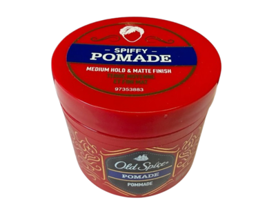 Old Spice Spiffy Pomade Medium Hold & Matte Finish, 2.64 oz