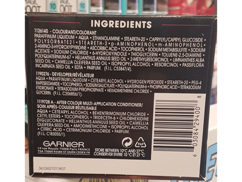 Garnier Brilliant Color Ammonia Free, Medium Golden Brown