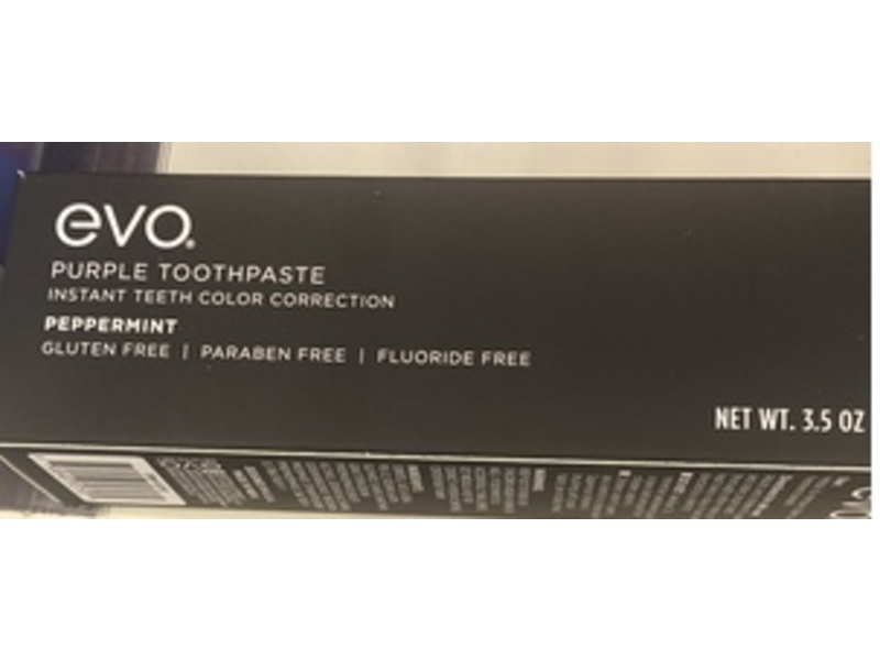 Evo Purple Toothpaste, Peppermint, 3.5 oz/99 g