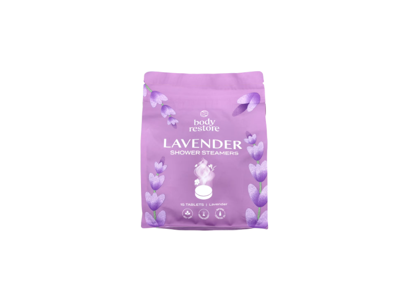 Body Restore Shower Steamers, Lavender, 13.2 oz, 15 Count