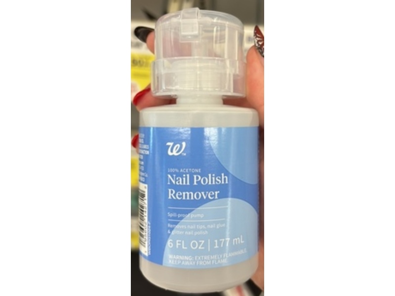 Walgreens Nail Polish Remover, 6 fl oz/177 mL