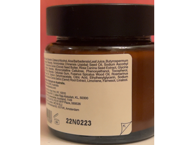 Aesop Perfect Facial Hydrating Cream, 2 oz/60 mL Ingredients and